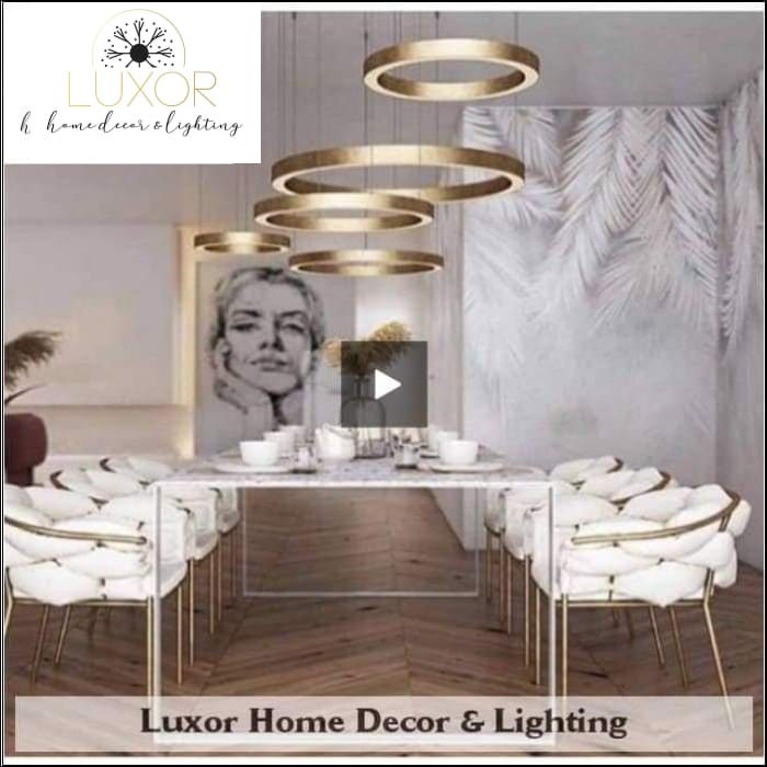 pendant lighting Melania Modern Circular Pendant - Luxor Home Decor & Lighting