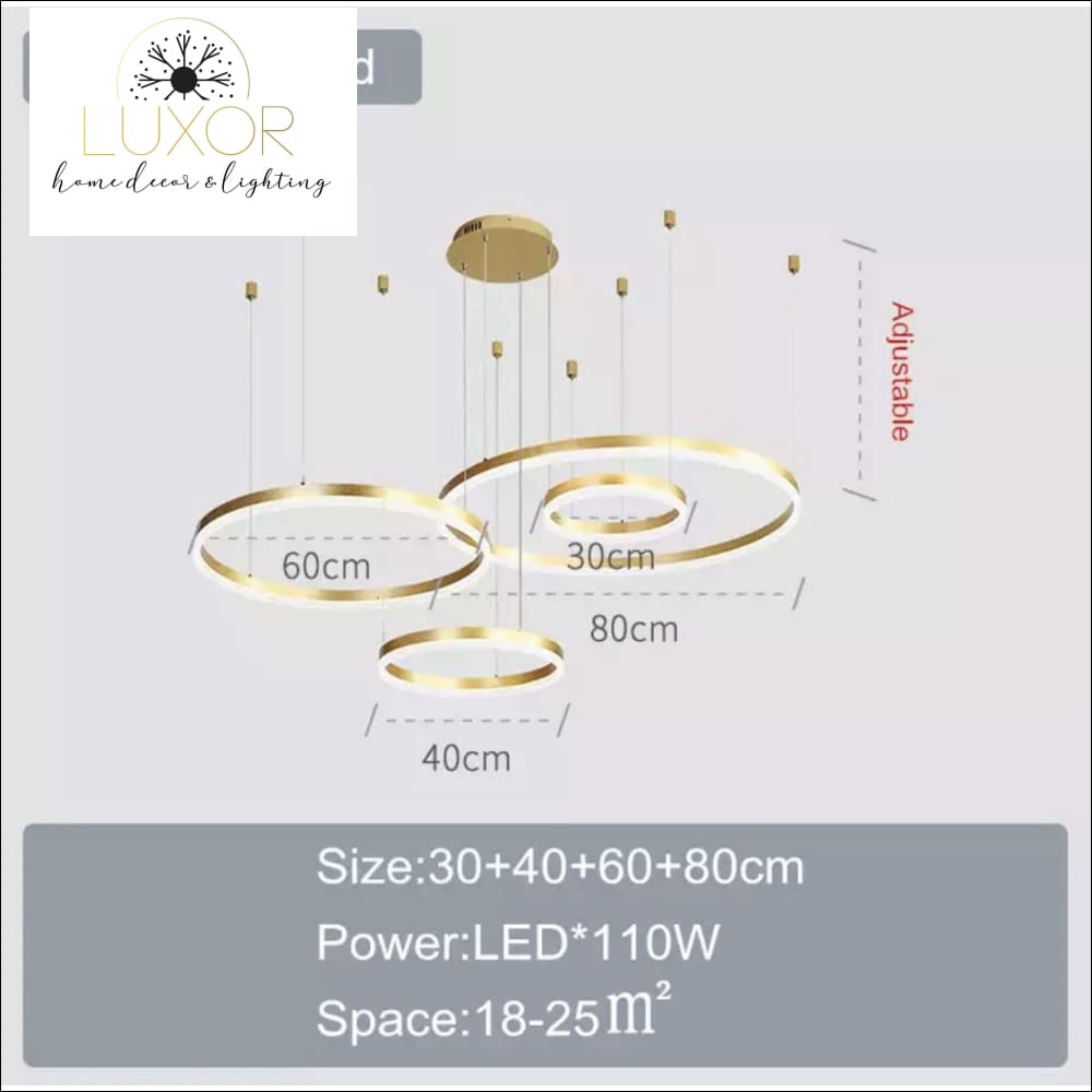 pendant lighting Melania Modern Circular Pendant - Luxor Home Decor & Lighting