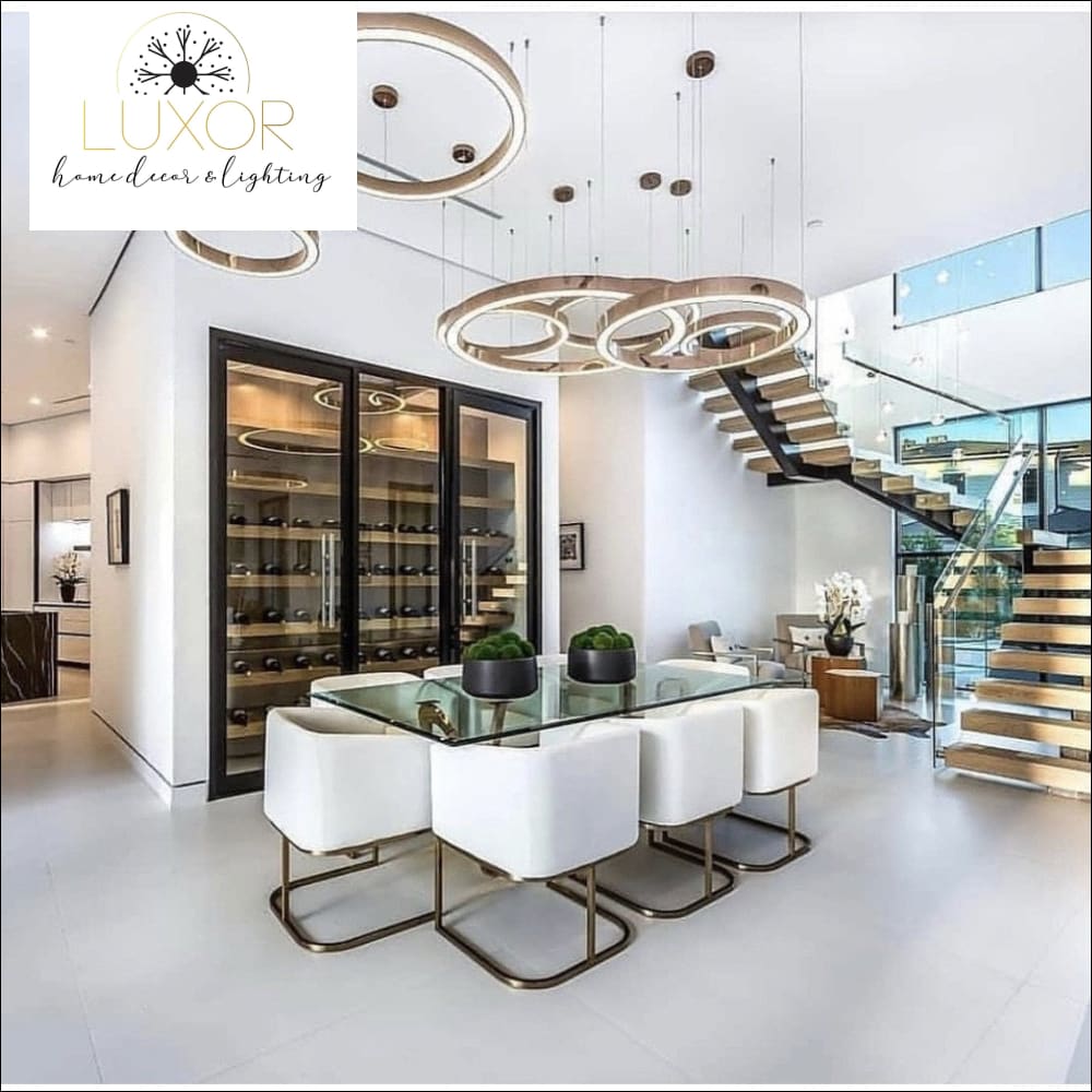 pendant lighting Melania Modern Circular Pendant - Luxor Home Decor & Lighting