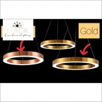 pendant lighting Melania Modern Circular Pendant - Luxor Home Decor & Lighting