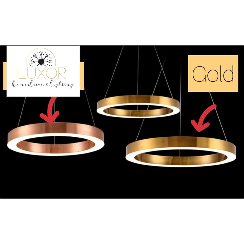 pendant lighting Melania Modern Circular Pendant - Luxor Home Decor & Lighting