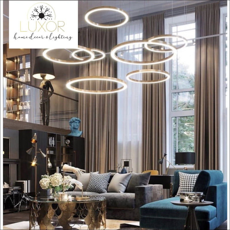pendant lighting Melania Modern Circular Pendant - Luxor Home Decor & Lighting