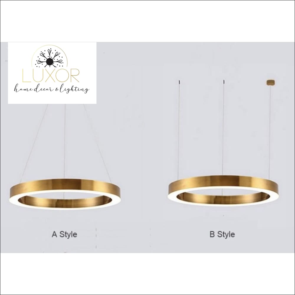 pendant lighting Melania Modern Circular Pendant - Luxor Home Decor & Lighting