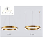 pendant lighting Melania Modern Circular Pendant - Luxor Home Decor & Lighting