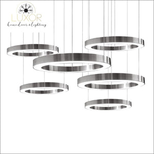 pendant lighting Melania Platinum Pendant Light - Luxor Home Decor & Lighting