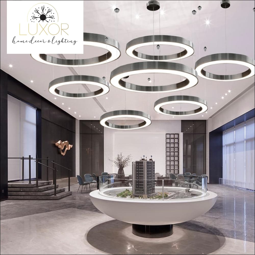 pendant lighting Melania Platinum Pendant Light - Luxor Home Decor & Lighting