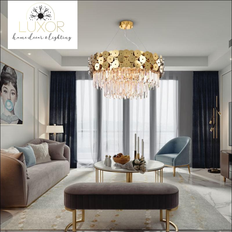 chandeliers Mikonos Luxury Crystal Chandelier - Luxor Home Decor & Lighting