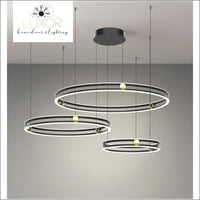 Milan Modern Ring Chandelier - chandeliers