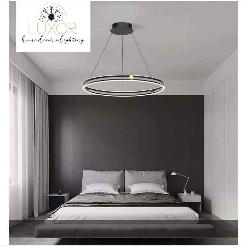 Milan Modern Ring Chandelier - chandeliers