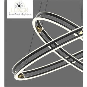 Milan Modern Ring Chandelier - chandeliers