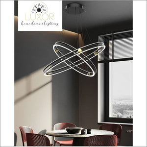 Milan Modern Ring Chandelier - chandeliers