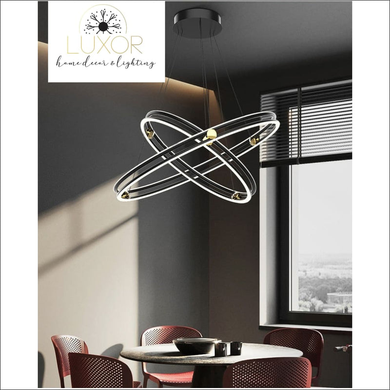 Milan Modern Ring Chandelier - chandeliers