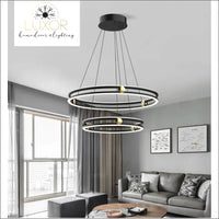 Milan Modern Ring Chandelier - chandeliers