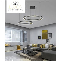 Milan Modern Ring Chandelier - chandeliers