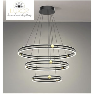 Milan Modern Ring Chandelier - chandeliers