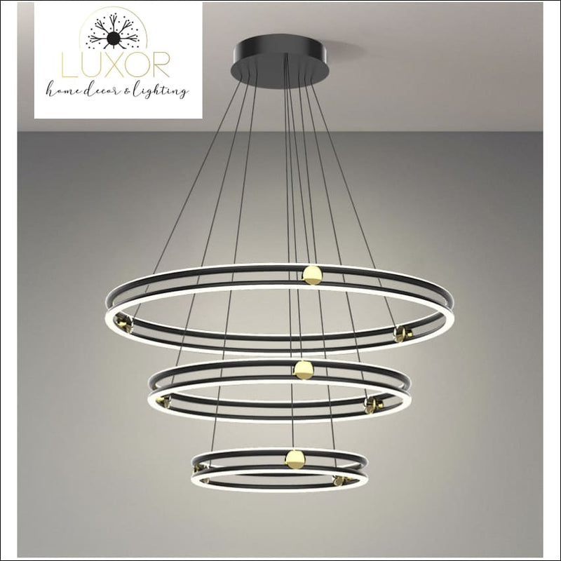 Milan Modern Ring Chandelier - chandeliers