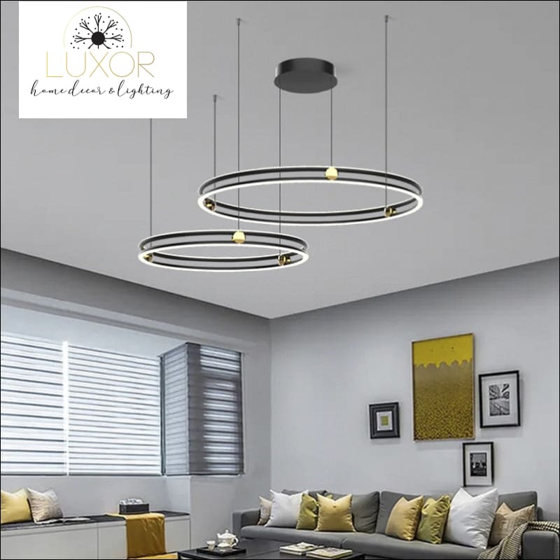 Milan Modern Ring Chandelier - chandeliers