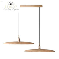 chandelier Minimalist Semicircular Solid Wood Pendant Light - Luxor Home Decor & Lighting