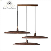 chandelier Minimalist Semicircular Solid Wood Pendant Light - Luxor Home Decor & Lighting