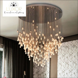 Minita Round Lux Chandelier - chandeliers
