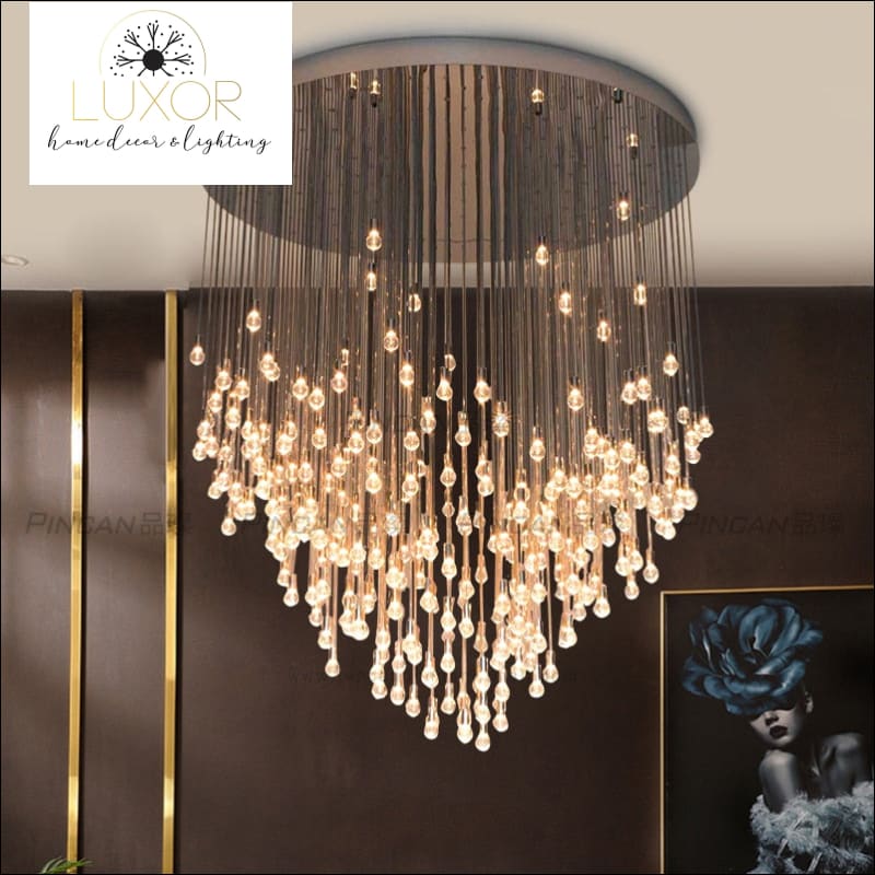 Minita Round Lux Chandelier - chandeliers