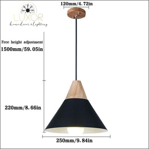 pendant lighting Modern Nordic Wood Hanging Light - Luxor Home Decor & Lighting