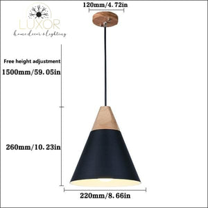 pendant lighting Modern Nordic Wood Hanging Light - Luxor Home Decor & Lighting