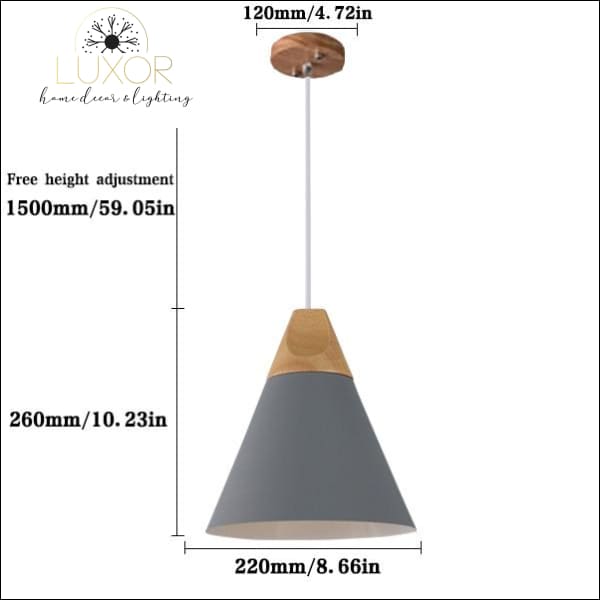 pendant lighting Modern Nordic Wood Hanging Light - Luxor Home Decor & Lighting