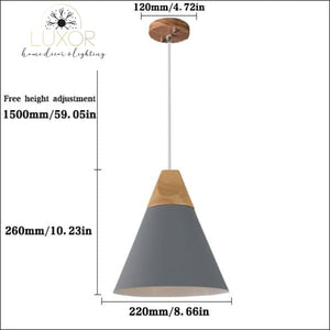 pendant lighting Modern Nordic Wood Hanging Light - Luxor Home Decor & Lighting