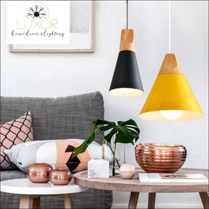 pendant lighting Modern Nordic Wood Hanging Light - Luxor Home Decor & Lighting