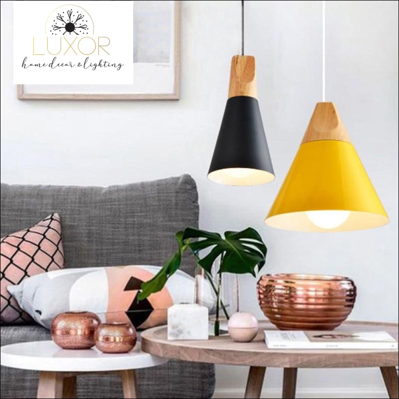 pendant lighting Modern Nordic Wood Hanging Light - Luxor Home Decor & Lighting