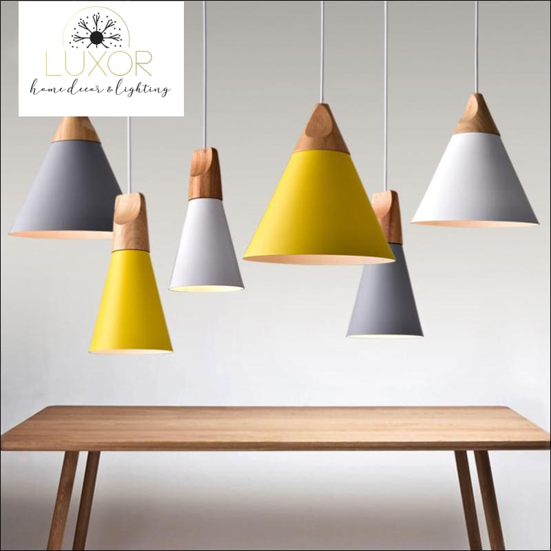 pendant lighting Modern Nordic Wood Hanging Light - Luxor Home Decor & Lighting