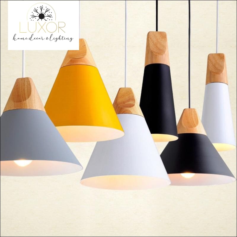 pendant lighting Modern Nordic Wood Hanging Light - Luxor Home Decor & Lighting