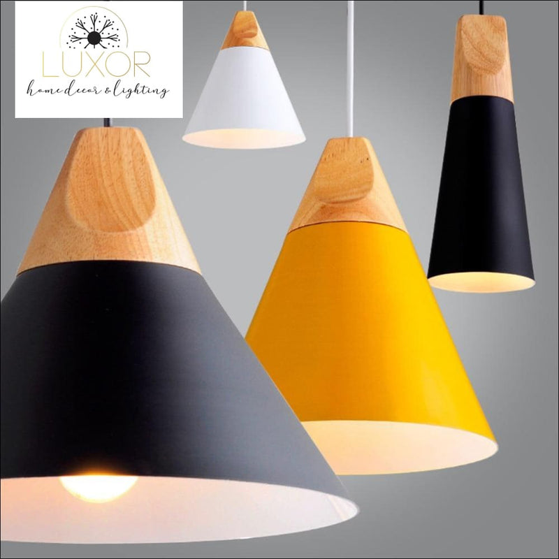 pendant lighting Modern Nordic Wood Hanging Light - Luxor Home Decor & Lighting