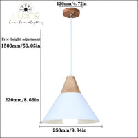pendant lighting Modern Nordic Wood Hanging Light - Luxor Home Decor & Lighting