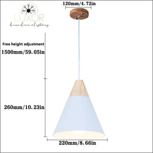 pendant lighting Modern Nordic Wood Hanging Light - Luxor Home Decor & Lighting
