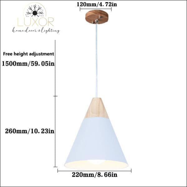 pendant lighting Modern Nordic Wood Hanging Light - Luxor Home Decor & Lighting