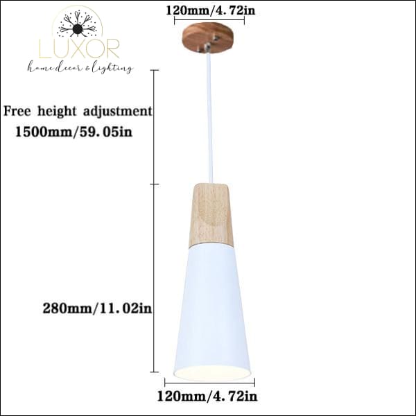 pendant lighting Modern Nordic Wood Hanging Light - Luxor Home Decor & Lighting