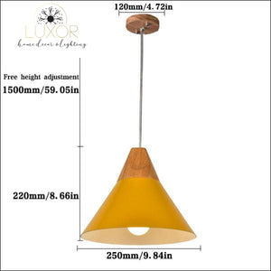 pendant lighting Modern Nordic Wood Hanging Light - Luxor Home Decor & Lighting