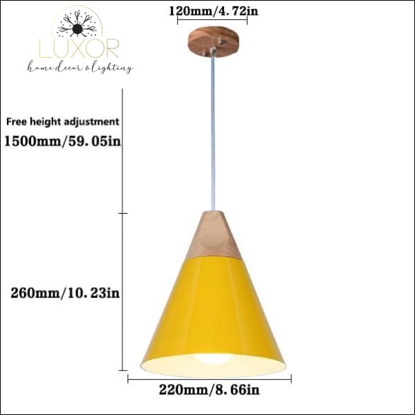 pendant lighting Modern Nordic Wood Hanging Light - Luxor Home Decor & Lighting
