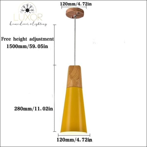 pendant lighting Modern Nordic Wood Hanging Light - Luxor Home Decor & Lighting