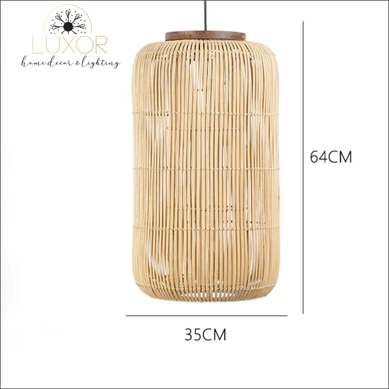 Modern Rattan Pendant Light | Luxor Home Decor & Lighting
