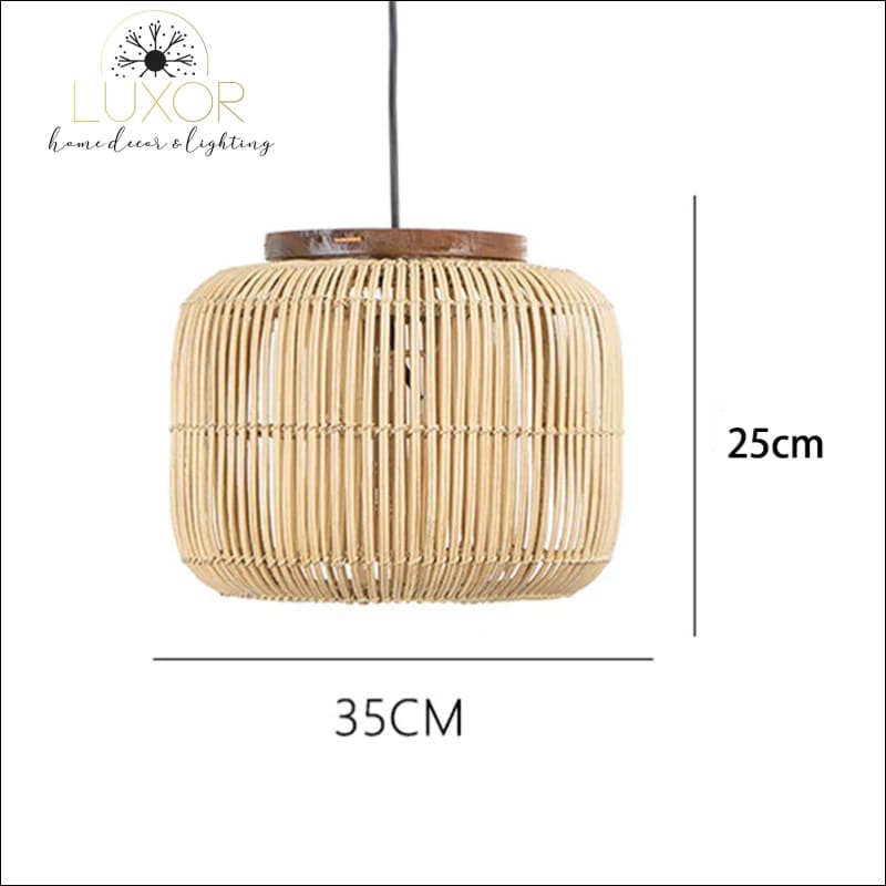 Modern Rattan Pendant Light | Luxor Home Decor & Lighting