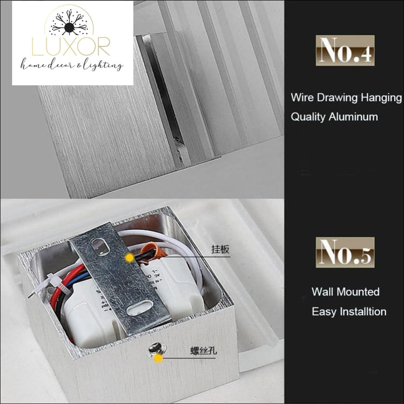 wall lighting Modern Wall Light Acrylic Sconce - Luxor Home Decor & Lighting