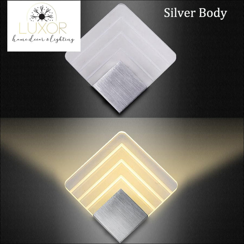 wall lighting Modern Wall Light Acrylic Sconce - Luxor Home Decor & Lighting
