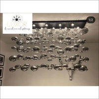 Mondrian Glass Chandelier - chandelier