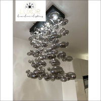 Mondrian Glass Chandelier - chandelier