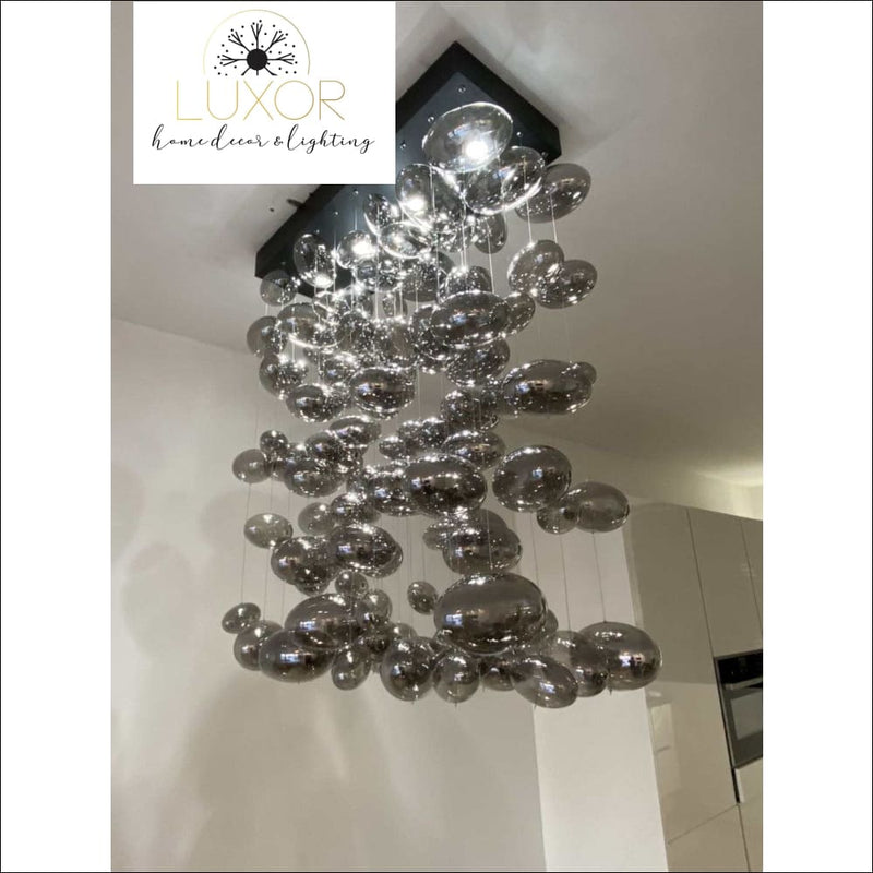 Mondrian Glass Chandelier - chandelier