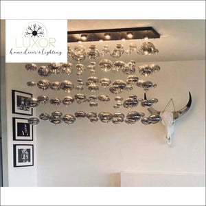 Mondrian Glass Chandelier - chandelier