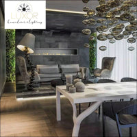 Mondrian Glass Chandelier - chandelier